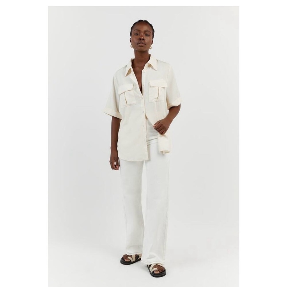 Dissh Amelia Off White Safari Shirt
